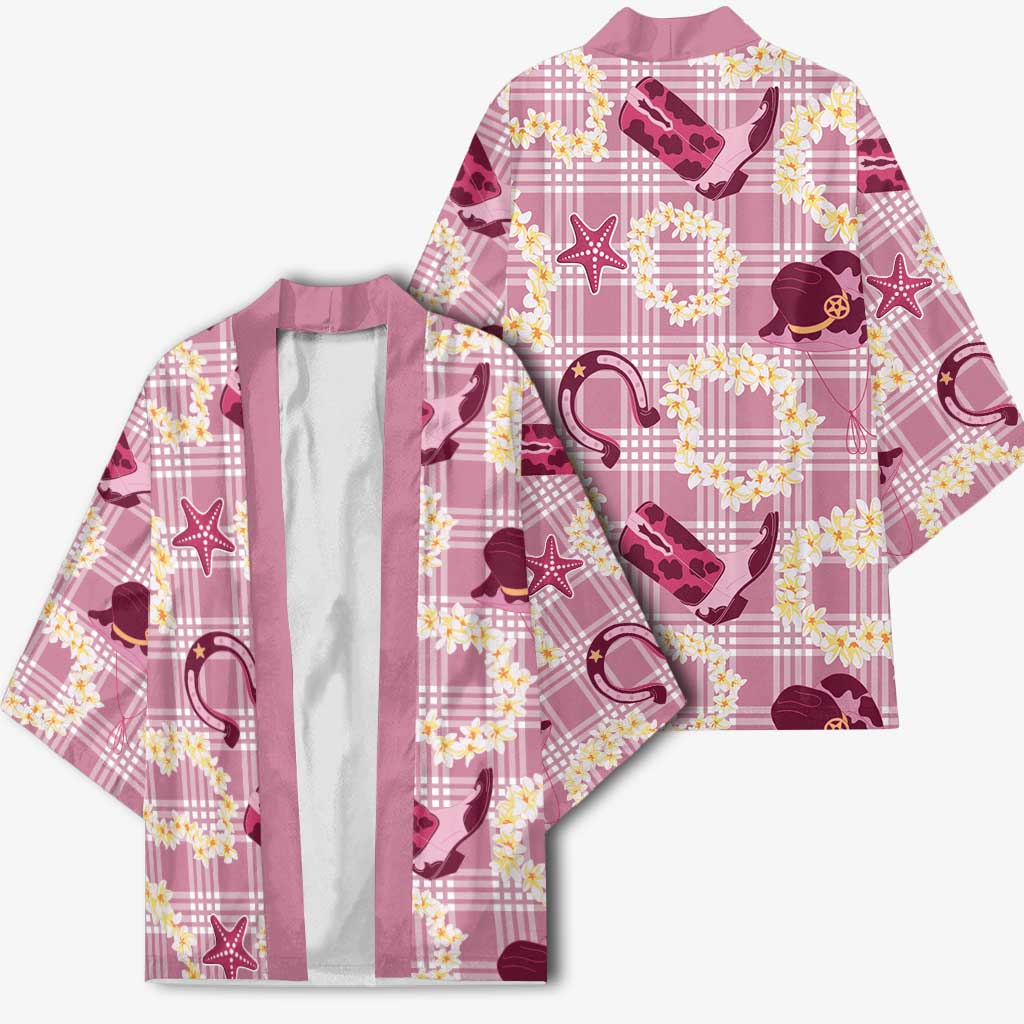 Aloha Hawaii Paniolo Lokelani Rose Palaka Kimono Coastal Rodeo - Polynesian Pride