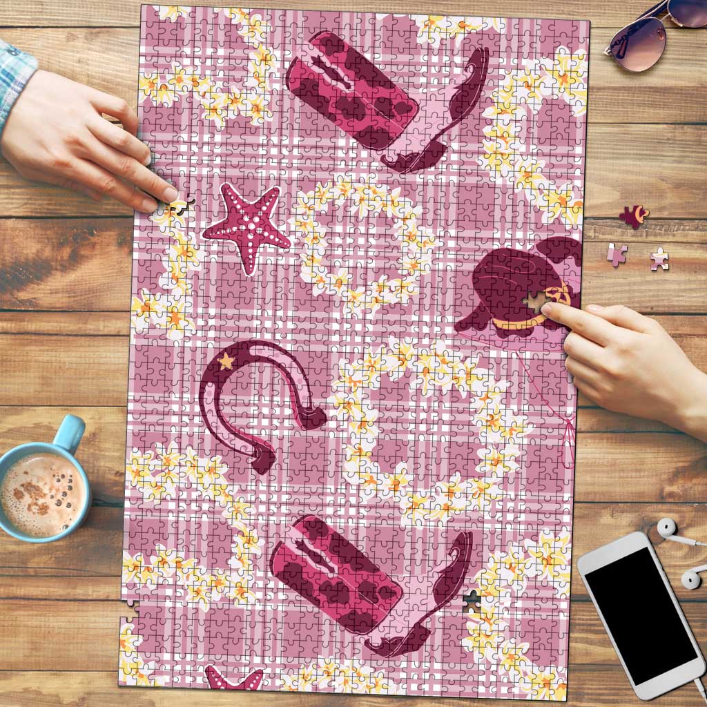 Aloha Hawaii Paniolo Lokelani Rose Palaka Puzzle Coastal Rodeo - Polynesian Pride