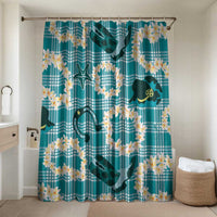 Aloha Hawaii Paniolo Teal Palaka Bathroom Set Coastal Rodeo - Polynesian Pride