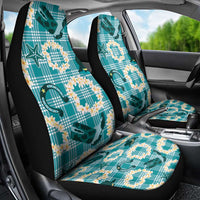Aloha Hawaii Paniolo Teal Palaka Car Seat Cover Coastal Rodeo - Polynesian Pride