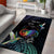 Polynesian Cancers Awareness Area Rug Hummingbird - Fly High Until We Meet Again