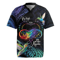 Polynesian Cancers Awareness Rugby Jersey Hummingbird - Fly High Until We Meet Again