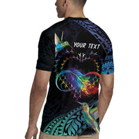 Polynesian Cancers Awareness Rugby Jersey Hummingbird - Fly High Until We Meet Again