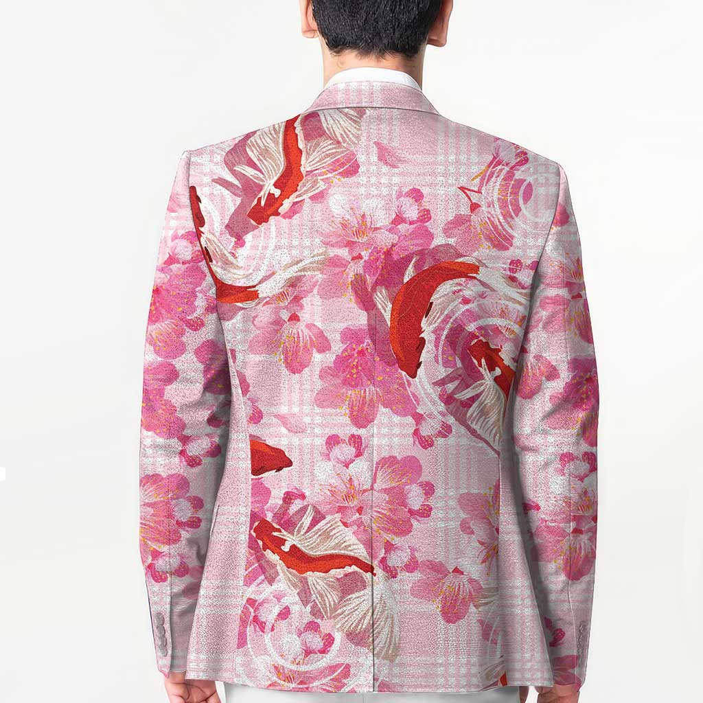 Pink Palaka Hawaii Aloha Blazer Koi Pond Mix Sakura - Polynesian Pride