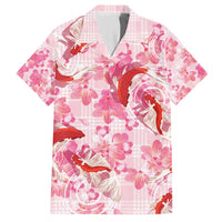 Pink Palaka Hawaii Aloha Hawaiian Shirt Koi Pond Mix Sakura - Polynesian Pride