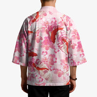 Pink Palaka Hawaii Aloha Kimono Koi Pond Mix Sakura - Polynesian Pride