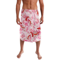 Pink Palaka Hawaii Aloha Lavalava Koi Pond Mix Sakura - Polynesian Pride