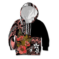 Hawaii Valentine Kid Hoodie Plumeria Aloha Wau Ia Oe LT7 Hoodie Pink - Polynesian Pride