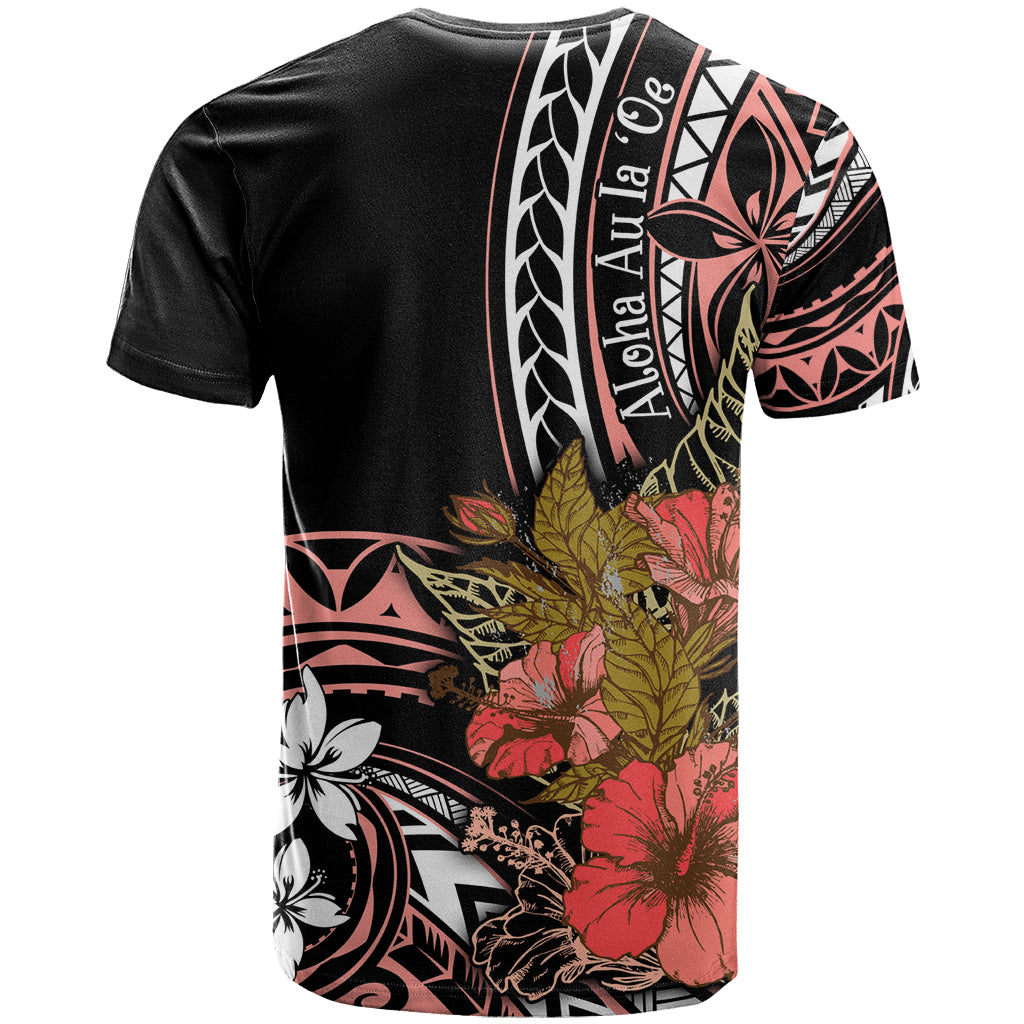 Hawaii Valentine T Shirt Plumeria Aloha Wau Ia Oe LT7 - Polynesian Pride