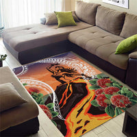 Hawaii Women's Day Tribal Area Rug Pele Honua Mea