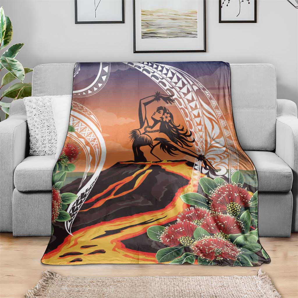 Hawaii Women's Day Tribal Blanket Pele Honua Mea