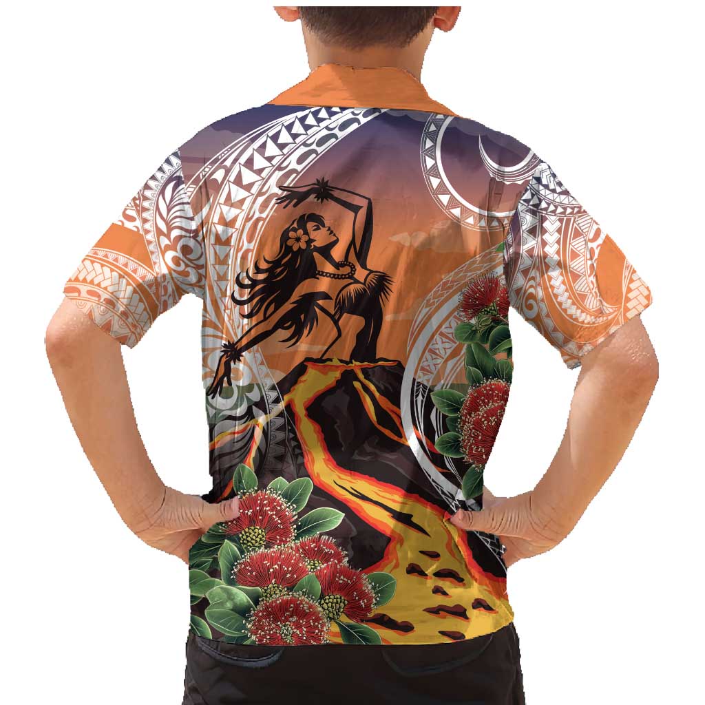 Hawaii Women's Day Tribal Family Matching Mermaid Dress and Hawaiian Shirt Pele Honua Mea LT7 - Polynesian Pride