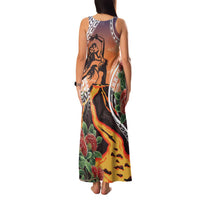 Hawaii Women's Day Tribal Family Matching Tank Maxi Dress and Hawaiian Shirt Pele Honua Mea LT7 - Polynesian Pride