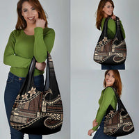 Samoa Siapo Mamanu Grocery Bag Waves Motifs