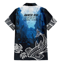 World Ocean Day Pasifika Family Matching Mermaid Dress and Hawaiian Shirt Awaken New Depths LT7 - Polynesian Pride