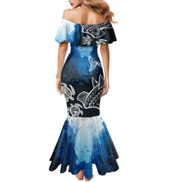 World Ocean Day Pasifika Family Matching Mermaid Dress and Hawaiian Shirt Awaken New Depths LT7 - Polynesian Pride