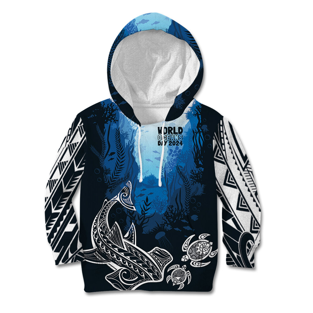 World Ocean Day Pasifika Kid Hoodie Awaken New Depths