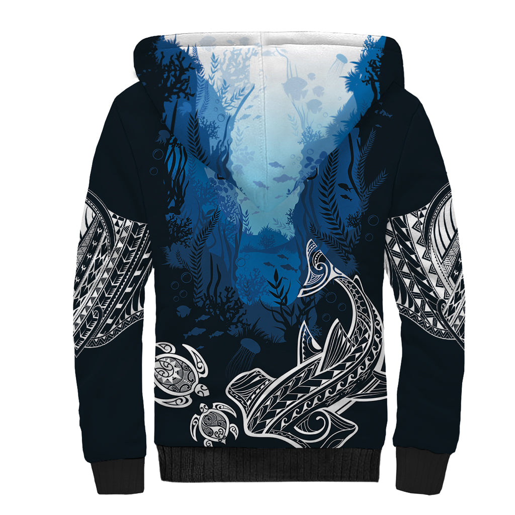 World Ocean Day Pasifika Sherpa Hoodie Awaken New Depths