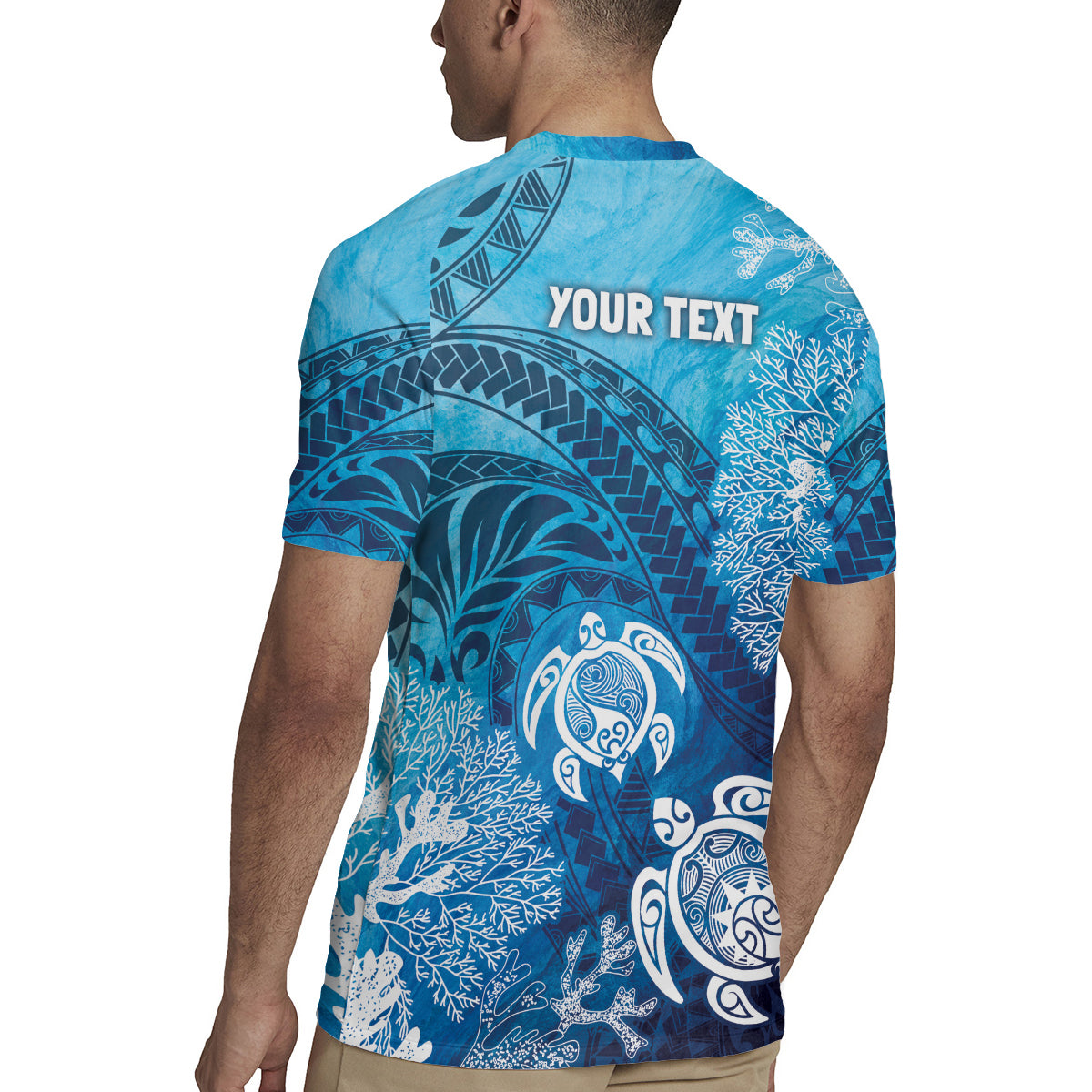 Hawaii World Ocean Day Rugby Jersey Kakau Turtles