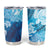 Hawaii World Ocean Day Tumbler Cup Kakau Turtles