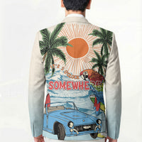 Summer Holiday It's 5 o'clock Somewhere Vintage Hawaii Blazer