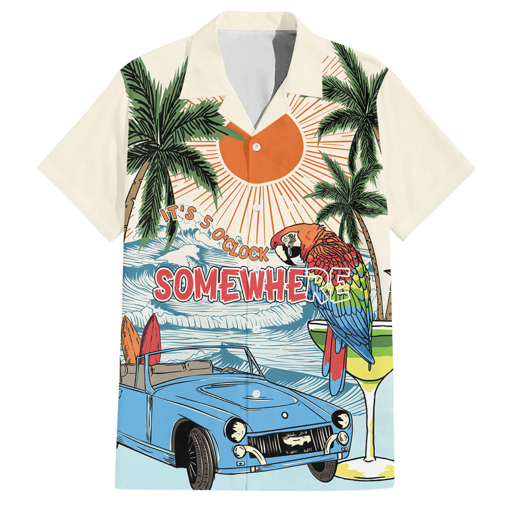 Summer Holiday It's 5 o'clock Somewhere Vintage Hawaii Hawaiian Shirt LT7 Colorful - Polynesian Pride