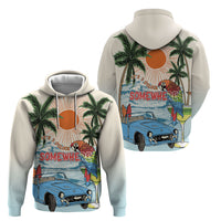 Summer Holiday It's 5 o'clock Somewhere Vintage Hawaii Hoodie
