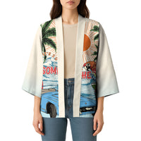 Summer Holiday It's 5 o'clock Somewhere Vintage Hawaii Kimono