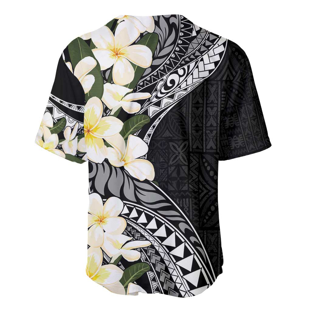 Aloha Hawaii Festive Baseball Jersey Frangipani Lace Classic LT7 - Polynesian Pride