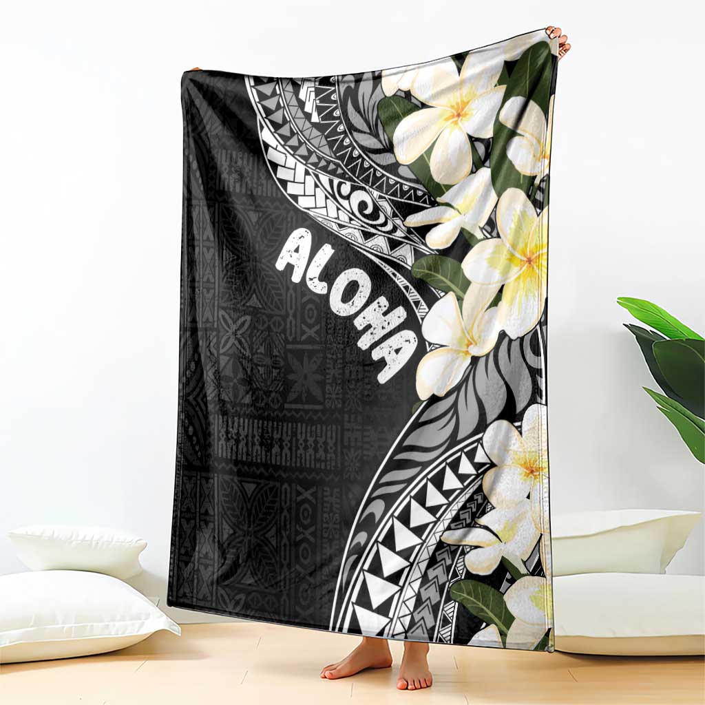 Aloha Hawaii Festive Blanket Frangipani Lace Classic