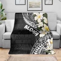 Aloha Hawaii Festive Blanket Frangipani Lace Classic