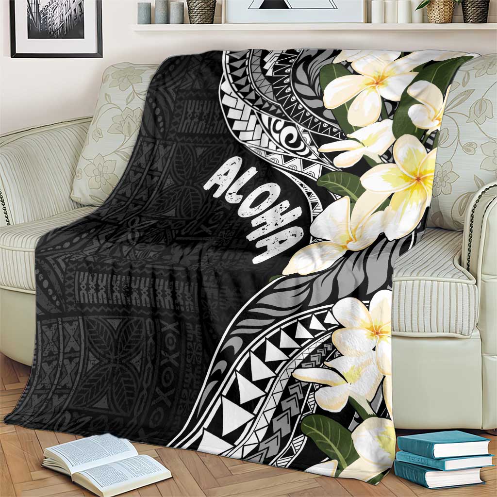 Aloha Hawaii Festive Blanket Frangipani Lace Classic
