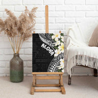 Aloha Hawaii Festive Canvas Wall Art Frangipani Lace Classic