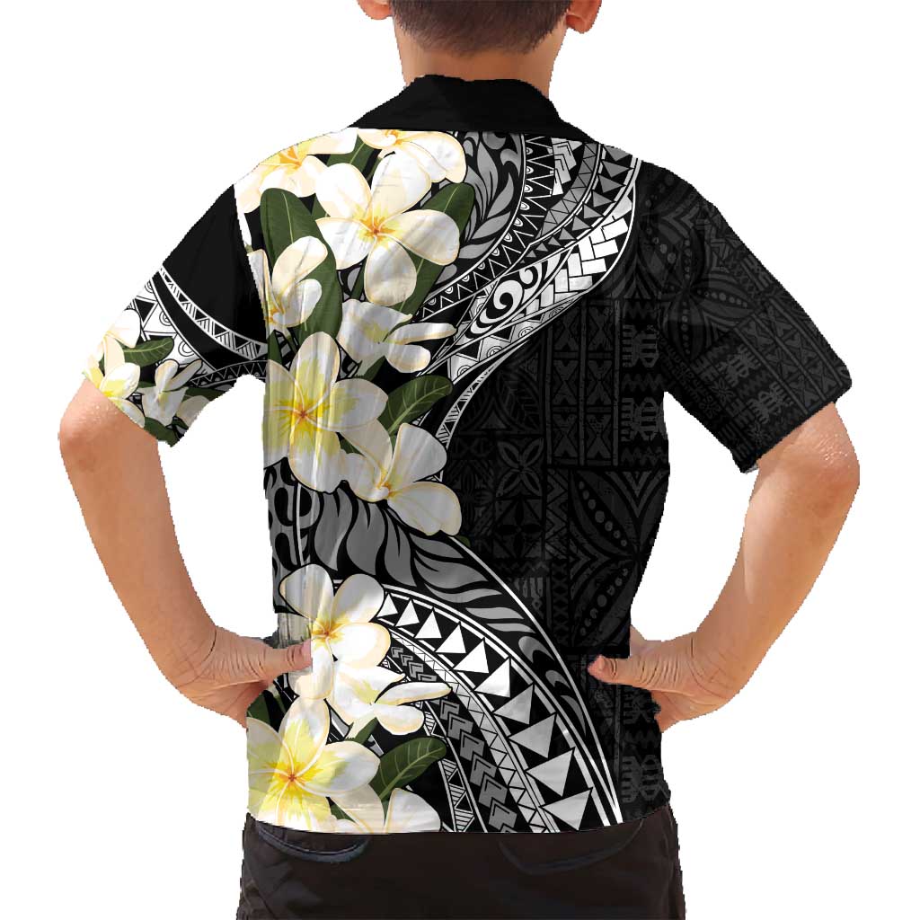 Aloha Hawaii Festive Family Matching Long Sleeve Bodycon Dress and Hawaiian Shirt Frangipani Lace Classic