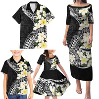 Aloha Hawaii Festive Family Matching Puletasi and Hawaiian Shirt Frangipani Lace Classic LT7 - Polynesian Pride