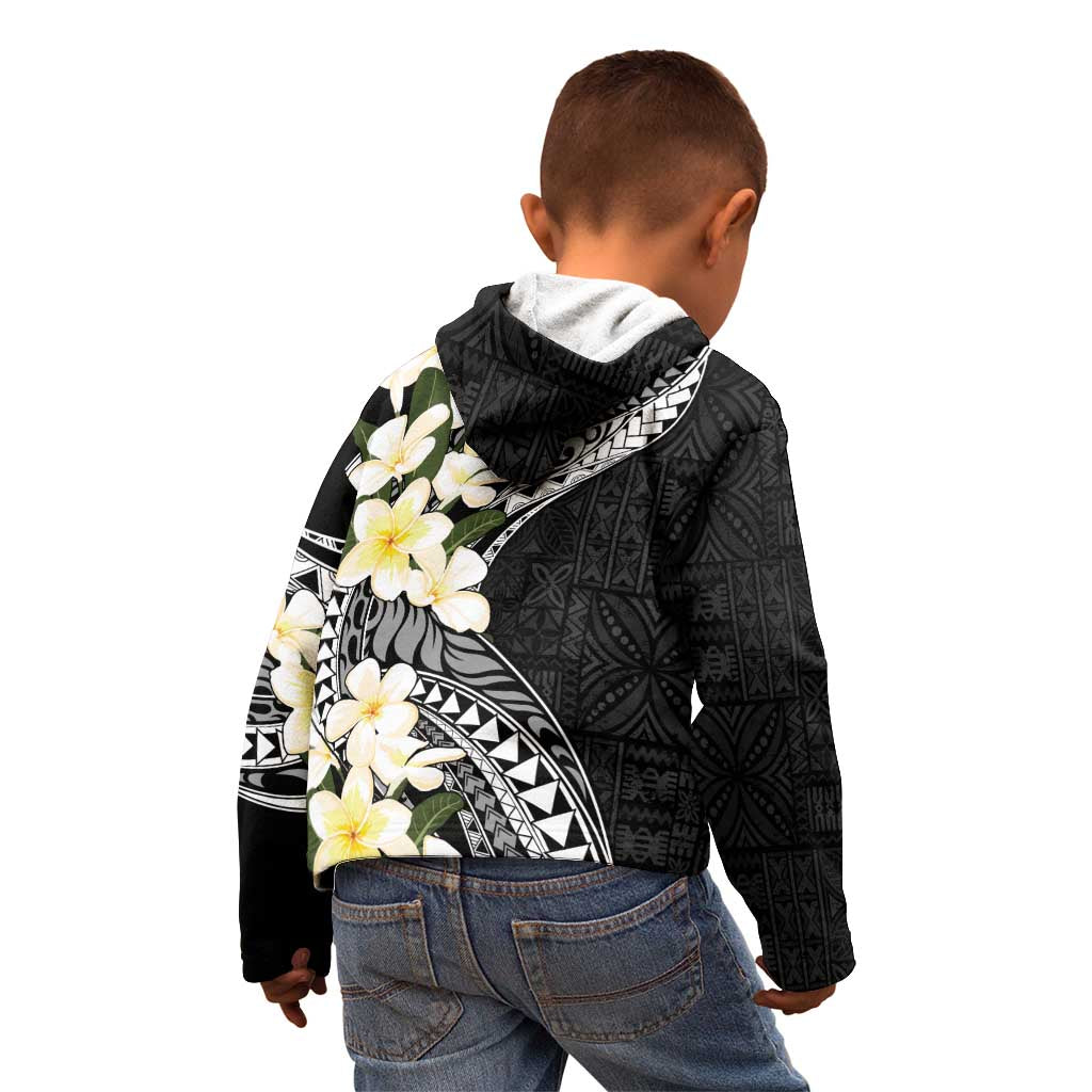 Aloha Hawaii Festive Kid Hoodie Frangipani Lace Classic