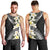 Aloha Hawaii Festive Men Tank Top Frangipani Lace Classic