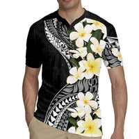 Aloha Hawaii Festive Rugby Jersey Frangipani Lace Classic