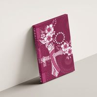 Kia Orana Cook Islands Tapa Floral With Cross Canvas Wall Art Maroon LT7 - Polynesian Pride