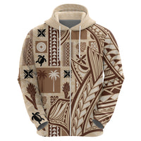 Samoa Tapa Hoodie Siapo Mix Tatau Patterns LT7 - Polynesian Pride