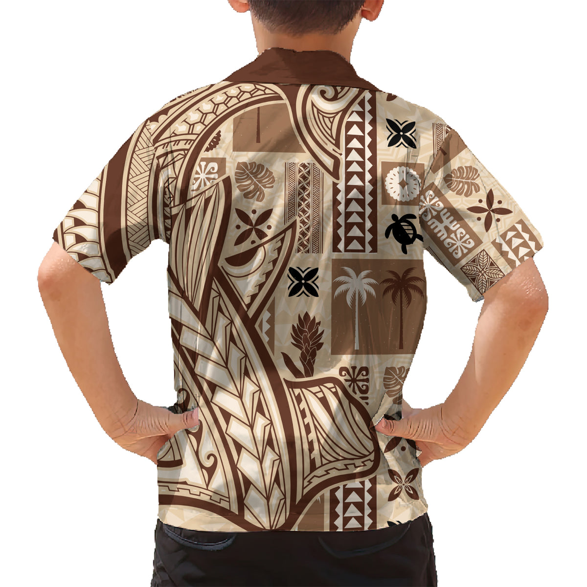 samoa-tapa-kid-hawaiian-shirt-siapo-mix-tatau-patterns