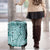 Samoa Tapa Luggage Cover Siapo Mix Tatau Patterns - Teal LT7 - Polynesian Pride