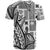 Samoa Tapa T Shirt Siapo Mix Tatau Patterns - White LT7 - Polynesian Pride