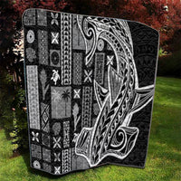 Samoa Tapa Quilt - Siapo Mix Tatau Patterns Black LT7 - Polynesian Pride