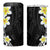 Hawaii Aloha 4 in 1 Can Cooler Tumbler Plumeria Vintage - Black