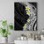 Hawaii Aloha Canvas Wall Art Plumeria Vintage - Black LT7 Black - Polynesian Pride