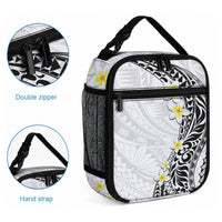 Hawaii Aloha Lunch Bag Plumeria Vintage - White