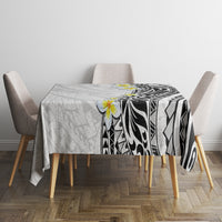 Hawaii Aloha Tablecloth Plumeria Vintage - White LT7 - Polynesian Pride