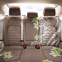 Hawaii Aloha Back Car Seat Cover Plumeria Vintage - Brown LT7 - Polynesian Pride