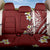 Hawaii Aloha Back Car Seat Cover Plumeria Vintage - Crimson LT7